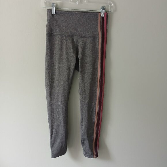 LuluLemon Women's Size 6 Take Hike Leggings Heathered Gray Stretch High Waist - Picture 1 of 11